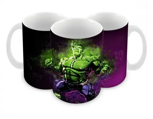 Caneca Polímero Hulk Personalizada