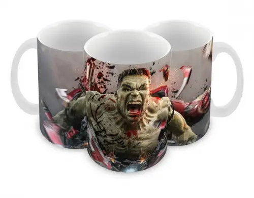 Caneca Polímero Hulk Personalizada