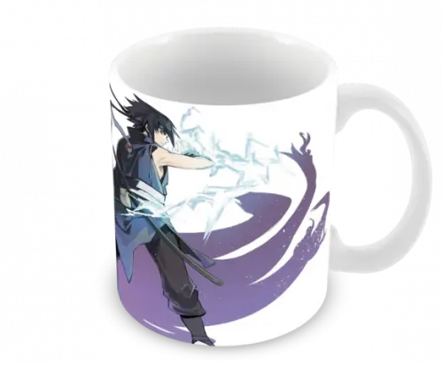 Caneca Polímero Itachi e Sasuke Personalizada