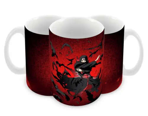 Caneca Polímero Itachi Personalizada