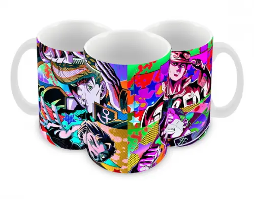 Caneca Polímero Jojo's Bizarre Adventure Personalizada