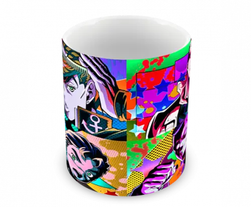 Caneca Polímero Jojo's Bizarre Adventure Personalizada