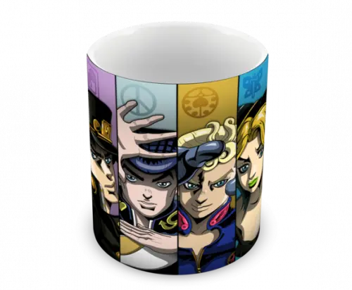 Caneca Polímero Jojo's Bizarre Adventure Personalizada