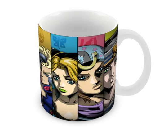 Caneca Polímero Jojo's Bizarre Adventure Personalizada
