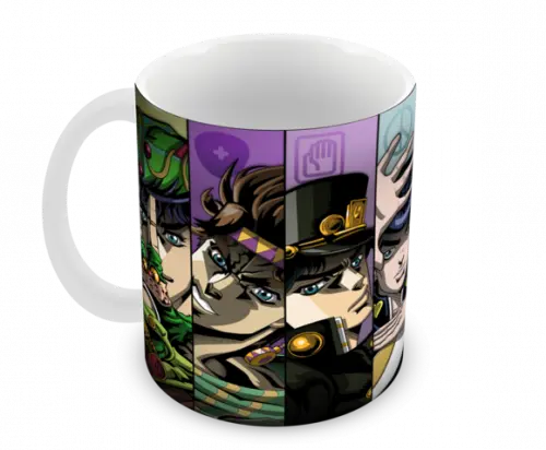 Caneca Polímero Jojo's Bizarre Adventure Personalizada