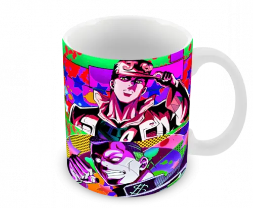 Caneca Polímero Jojo's Bizarre Adventure Personalizada