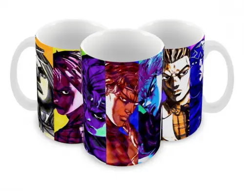 Caneca Polímero Jojo's Bizarre Adventure Personalizada