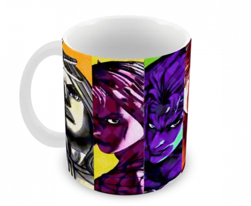 Caneca Polímero Jojo's Bizarre Adventure Personalizada