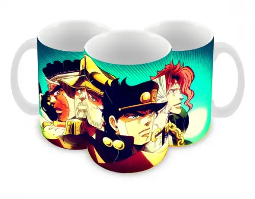 Caneca Polímero Jojo's Bizarre Adventure Personalizada