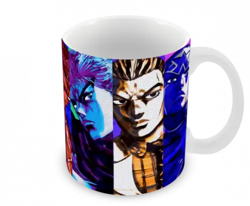 Caneca Polímero Jojo's Bizarre Adventure Personalizada