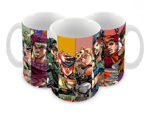 Caneca Polímero Jojo's Bizarre Adventure Personalizada