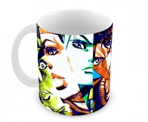 Caneca Polímero Jojo's Bizarre Adventure Personalizada