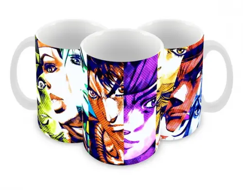 Caneca Polímero Jojo's Bizarre Adventure Personalizada