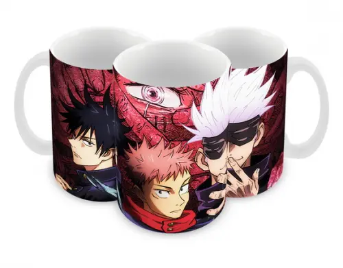 Caneca Polímero Jujutsu Kaisen Personalizada
