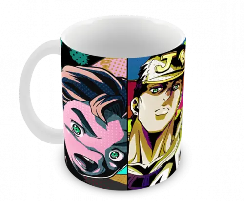 Caneca Polímero Jojo's Bizarre Adventure Personalizada