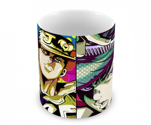 Caneca Polímero Jojo's Bizarre Adventure Personalizada