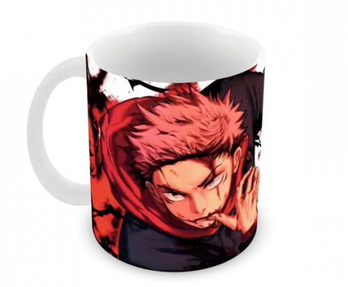 Caneca Polímero Jujutsu Kaisen Personalizada