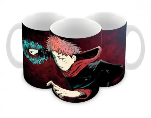 Caneca Polímero Jujutsu Kaisen Personalizada