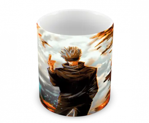 Caneca Polímero Jujutsu Kaisen Personalizada
