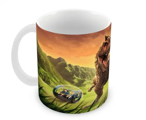 Caneca Polímero Jurassic World Acampamento Jurássico
