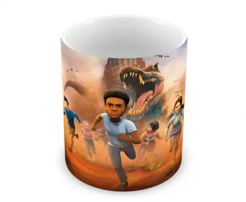 Caneca Polímero Jurassic World Acampamento Jurássico