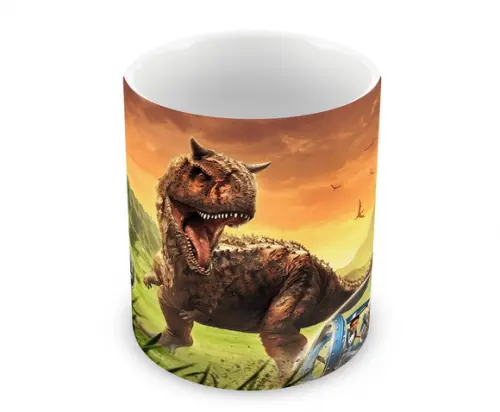 Caneca Polímero Jurassic World Acampamento Jurássico