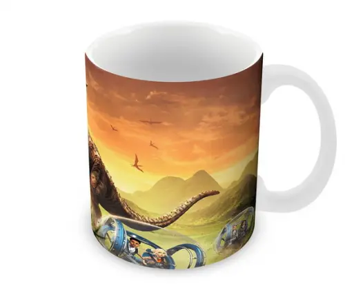 Caneca Polímero Jurassic World Acampamento Jurássico