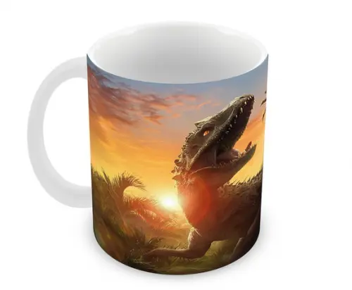 Caneca Polímero Jurassic World Acampamento Jurássico