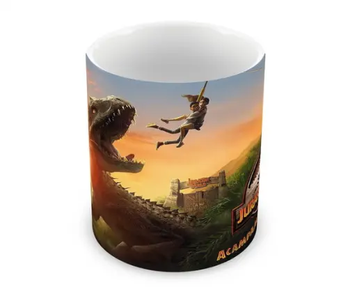 Caneca Polímero Jurassic World Acampamento Jurássico