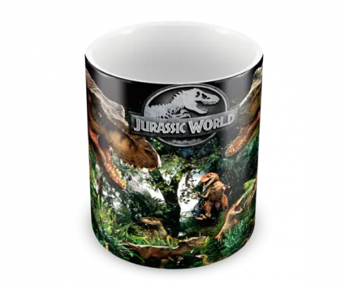 Caneca Polímero Jurassic World Personalizada