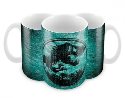 Caneca Polímero Jurassic World Personalizada