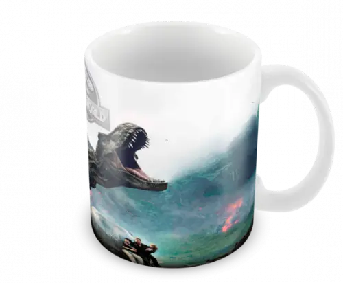 Caneca Polímero Jurassic World Personalizada