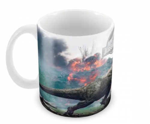 Caneca Polímero Jurassic World Personalizada