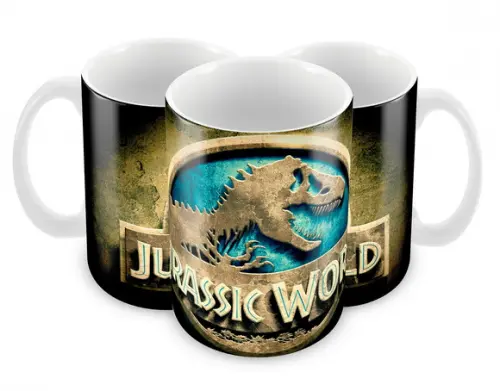 Caneca Polímero Jurassic World Personalizada