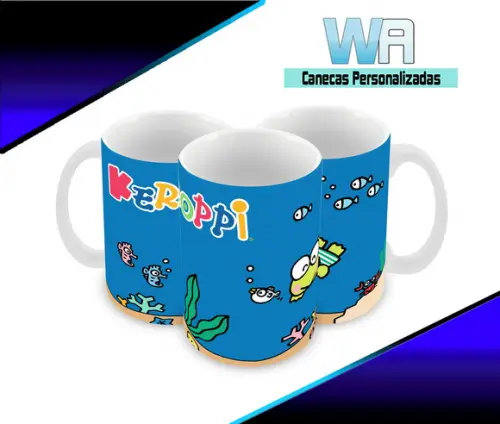 Caneca Polímero Keroppi Personalizada