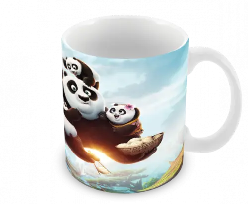 Caneca Polímero Kung Fu Panda Personalizada