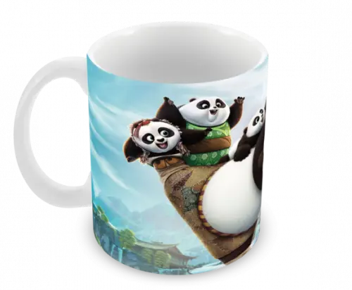 Caneca Polímero Kung Fu Panda Personalizada