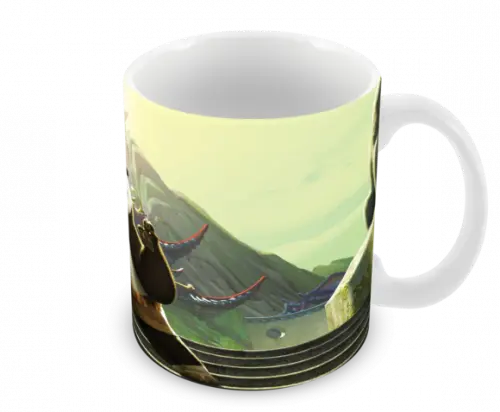 Caneca Polímero Kung Fu Panda Personalizada