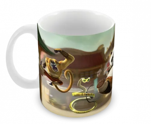 Caneca Polímero Kung Fu Panda Personalizada