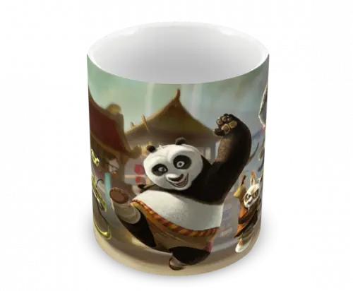 Caneca Polímero Kung Fu Panda Personalizada
