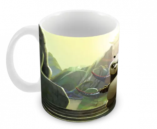 Caneca Polímero Kung Fu Panda Personalizada