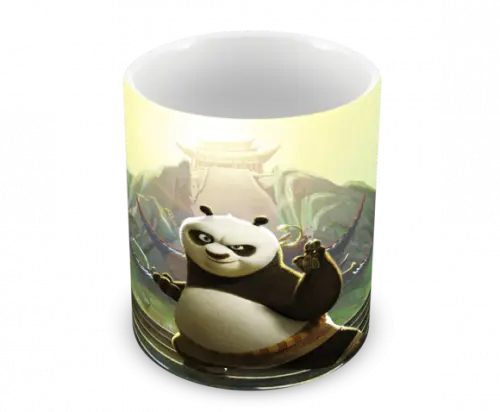 Caneca Polímero Kung Fu Panda Personalizada