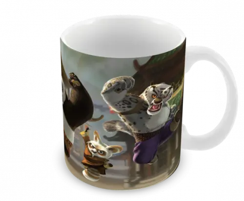 Caneca Polímero Kung Fu Panda Personalizada