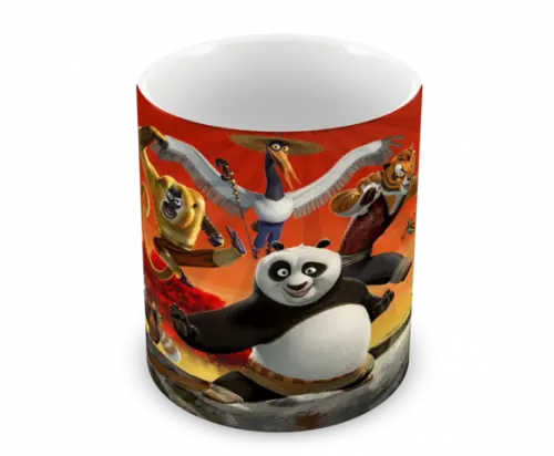 Caneca Polímero Kung Fu Panda Personalizada