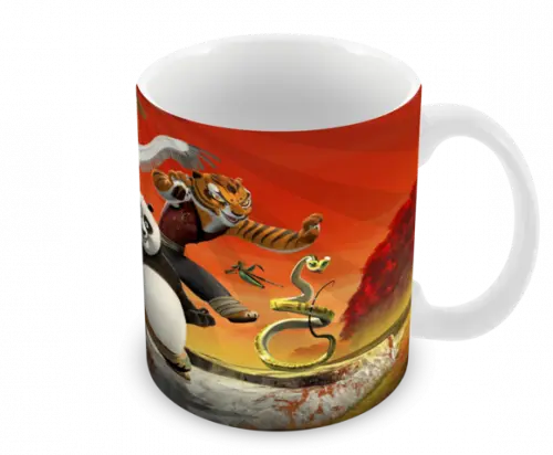 Caneca Polímero Kung Fu Panda Personalizada