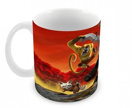 Caneca Polímero Kung Fu Panda Personalizada