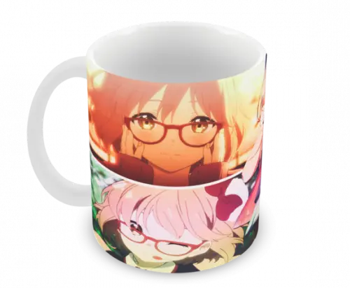 Caneca Polímero Kyoukai no Kanata Personalizada