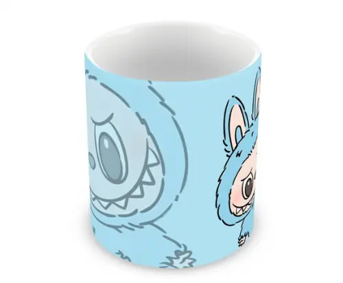 Caneca Polímero Labubu Personalizada