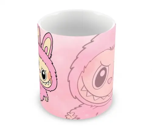 Caneca Polímero Labubu Personalizada