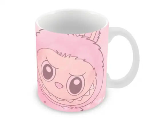 Caneca Polímero Labubu Personalizada